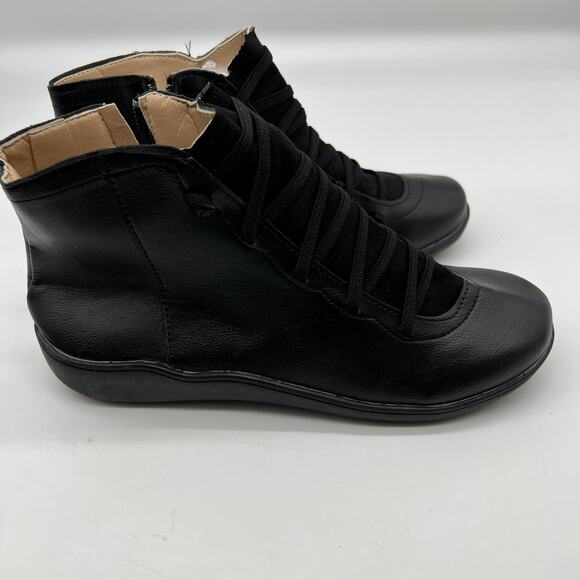 Ankle Boots Round Toe Casual Comfortable Lightweight Side Zipper Size 9US /40CN - Picture 2 of 9